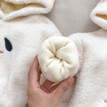 Load image into Gallery viewer, H10292TG-冬季卡通連帽加絨上衣&amp;條紋褲
