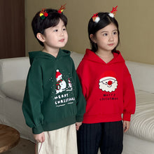 將圖片載入圖庫檢視器 DY250684SE-秋冬季聖誕老人連帽長袖上衣
