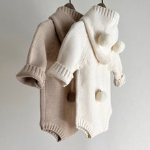 將圖片載入圖庫檢視器 081503LS-小熊造型秋季韓版嬰兒哈衣
