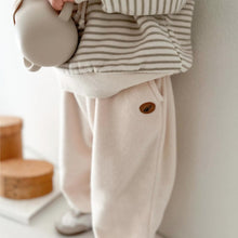將圖片載入圖庫檢視器 Y5533PA-秋冬雙面絨童褲｜保暖字母款
