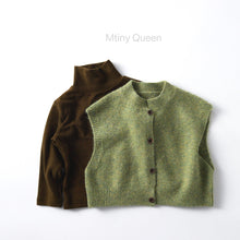 Load image into Gallery viewer, 25B49SE-春秋柔軟復古針織馬甲
