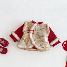 將圖片載入圖庫檢視器 ZDK5703PA-冬季復古拜年毛毛加絨休閒長褲
