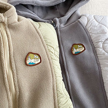 將圖片載入圖庫檢視器 ZDL5185LS-冬季奧粒絨連身衣｜貼標夾棉爬服
