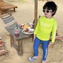 將圖片載入圖庫檢視器 43007TG-夏季｜多巴胺長袖｜分體防曬泳裝
