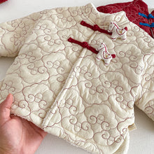 將圖片載入圖庫檢視器 ZDW5709SE-冬季中國風繡線小馬夾棉外套
