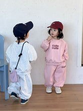 將圖片載入圖庫檢視器 CZ260828TG-春秋季韓版可愛圓領休閒兩件套
