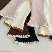 Load image into Gallery viewer, H10632PA-冬季加絨微喇叭休閒長褲
