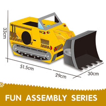 將圖片載入圖庫檢視器 6623AC-萬聖節穿戴式兒童紙盒飛機玩具紙箱恐龍DIY幼兒園手工製作戶外遊戲玩具
