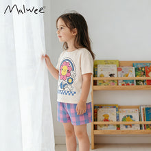 Load image into Gallery viewer, 111023TG-夏季短袖休閒兩件套裝
