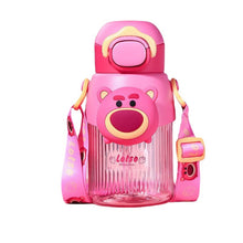 Load image into Gallery viewer, 4509AC-Cartoon food grade tritan big belly water cup with straw 
