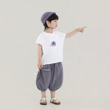 Load image into Gallery viewer, S117SE-夏日純棉落肩短袖上衣
