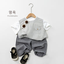 將圖片載入圖庫檢視器 26063PA-春夏｜棉麻條紋｜透氣長褲
