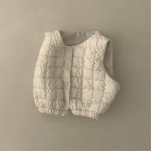 將圖片載入圖庫檢視器 Y7458SE-冬季棉質背心｜小方格保暖馬甲

