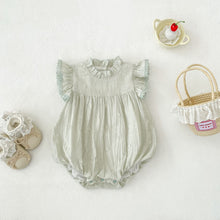 Load image into Gallery viewer, H10786LS-夏季｜純色飛袖｜包屁衣
