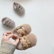 將圖片載入圖庫檢視器 X986AC-冬季加絨毛毛保暖軟底鞋
