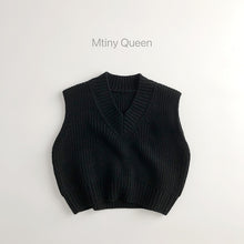 Load image into Gallery viewer, 23B26SE-春秋粗針V領復古馬甲
