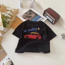 Load image into Gallery viewer, 71404SE-夏日兒童純棉短袖車車上衣
