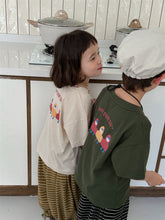 將圖片載入圖庫檢視器 24X06SE-夏季後背四小人印花短袖T
