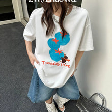 將圖片載入圖庫檢視器 70109PCW-夏季｜卡通印花｜純棉短袖親子T恤
