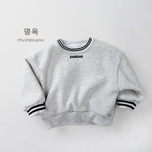 將圖片載入圖庫檢視器 25213SE-冬季SUNDAY加絨加厚百搭休閒上衣
