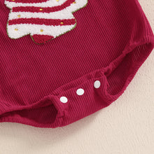 將圖片載入圖庫檢視器 JQ-1982SLS-秋季嬰幼兒聖誕造型繡花吊帶包屁
