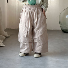 將圖片載入圖庫檢視器 CK260857PA-春秋工裝寬鬆闊腿長褲
