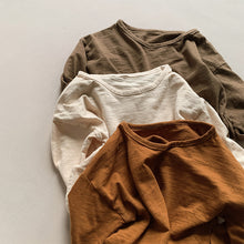 將圖片載入圖庫檢視器 2153SE-秋季韓版百搭素色竹節棉長袖T恤
