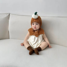 Load image into Gallery viewer, 51406LS-Summer Korean Onion Shape Sleeveless Bodysuit + Hat 
