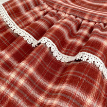 Load image into Gallery viewer, H10653LS-冬季加絨格子背心裙&amp;刷絨上衣
