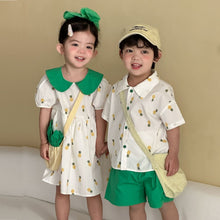 將圖片載入圖庫檢視器 XZ260718TG-夏季襯衫兄妹套裝
