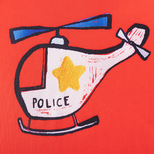 Load image into Gallery viewer, K2016TG-Little maven秋季兒童滿版警車親夫柔軟居家服兩件套
