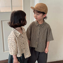 Load image into Gallery viewer, 25X21SE-夏季｜碎花森系｜短袖襯衫
