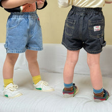 將圖片載入圖庫檢視器 XK260981PA-夏季｜牛仔寬鬆｜短褲
