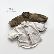 將圖片載入圖庫檢視器 88017SE-春季韓系復古襯衫式外套
