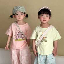 將圖片載入圖庫檢視器 XX260704SE-夏季純棉卡通短袖上衣
