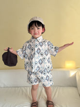 Load image into Gallery viewer, XZ260951TG-夏季｜度假風襯衫｜短褲套裝
