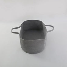 Load image into Gallery viewer, yt006AC-Portable pure cotton woven Nordic style baby basket sleeping basket
