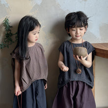 Load image into Gallery viewer, 25X29SE-夏季｜格紋復古｜無袖背心
