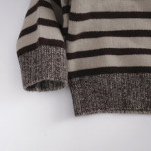 Load image into Gallery viewer, 25T53SE-秋季條紋針織套頭外套
