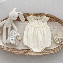 Load image into Gallery viewer, H10696LS-夏季｜花邊刺繡｜無袖包屁衣
