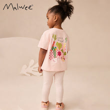 將圖片載入圖庫檢視器 111038TG-夏季圓領短袖兩件套裝
