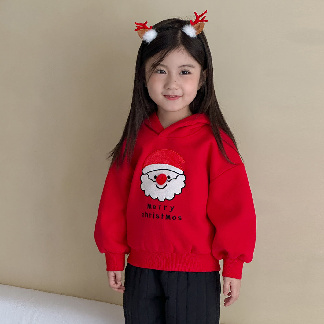 DY250684SE-秋冬季聖誕老人連帽長袖上衣