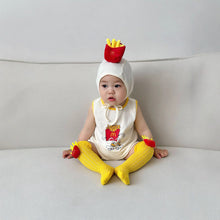 Load image into Gallery viewer, 51403LS-Summer Korean potato style baby clothes + socks + hat 
