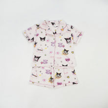 將圖片載入圖庫檢視器 626069TG-夏季｜純棉空調服｜兒童短袖家居服組
