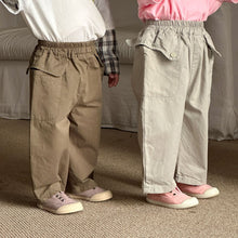 將圖片載入圖庫檢視器 CK260784PA-春秋棉質寬鬆長褲
