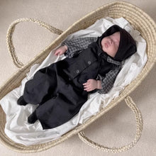 將圖片載入圖庫檢視器 Y9622LS-春夏季嬰兒單排扣背帶長版連身爬服&amp;兩件套&amp;三件套
