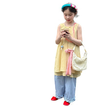 Load image into Gallery viewer, 2025X111DS-Summer Korean style solid color casual suspender dress 
