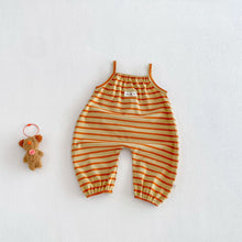 Load image into Gallery viewer, ZCK6182LS-春季寶寶條紋連身褲
