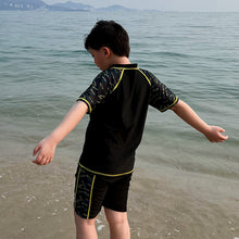 Load image into Gallery viewer, 70904TG-夏季韓版中大童分體短袖速乾泳裝
