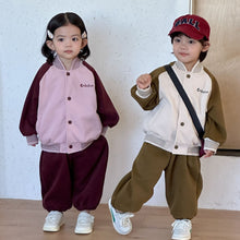 將圖片載入圖庫檢視器 CZ260781TG-春秋季棒球服休閒兩件套
